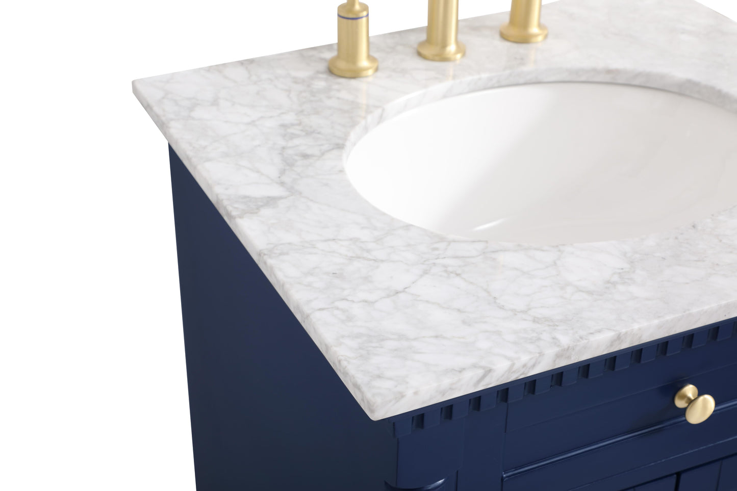 24 inch Single Bathroom Vanity in Blue