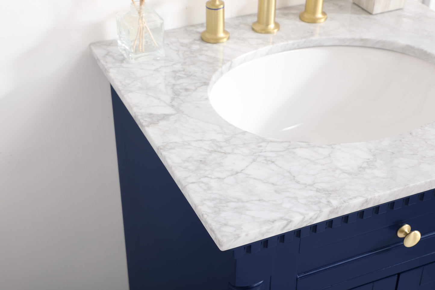 24 inch Single Bathroom Vanity in Blue