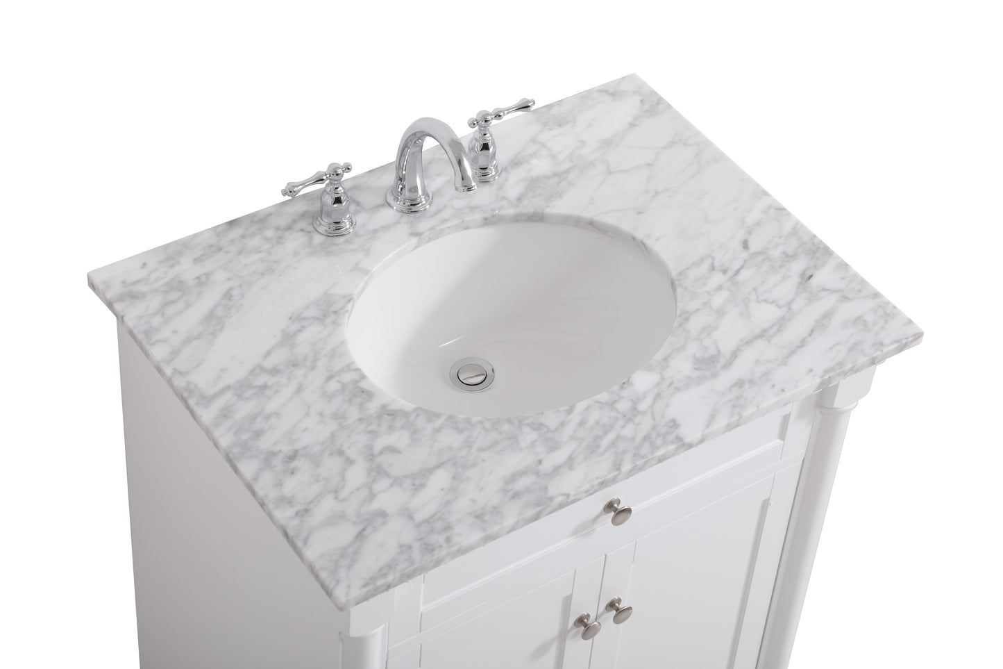 30 inch Single Bathroom Vanity in White