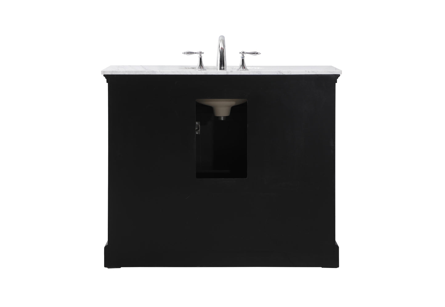 42 inch Single Bathroom Vanity Set in Black - BC4404235BK