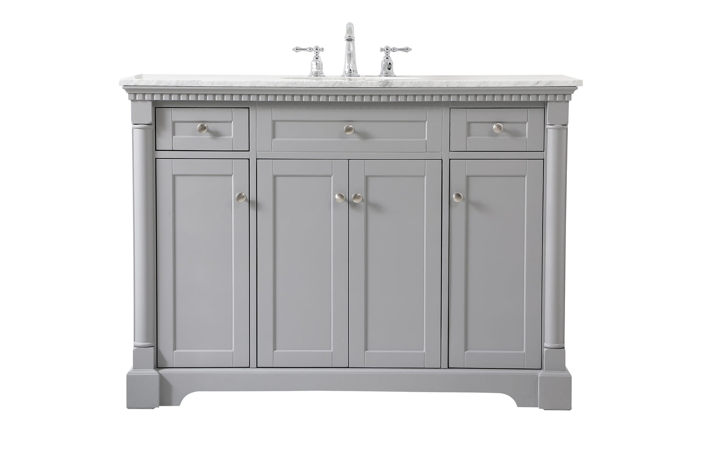 48 inch Single Bathroom Vanity in Grey