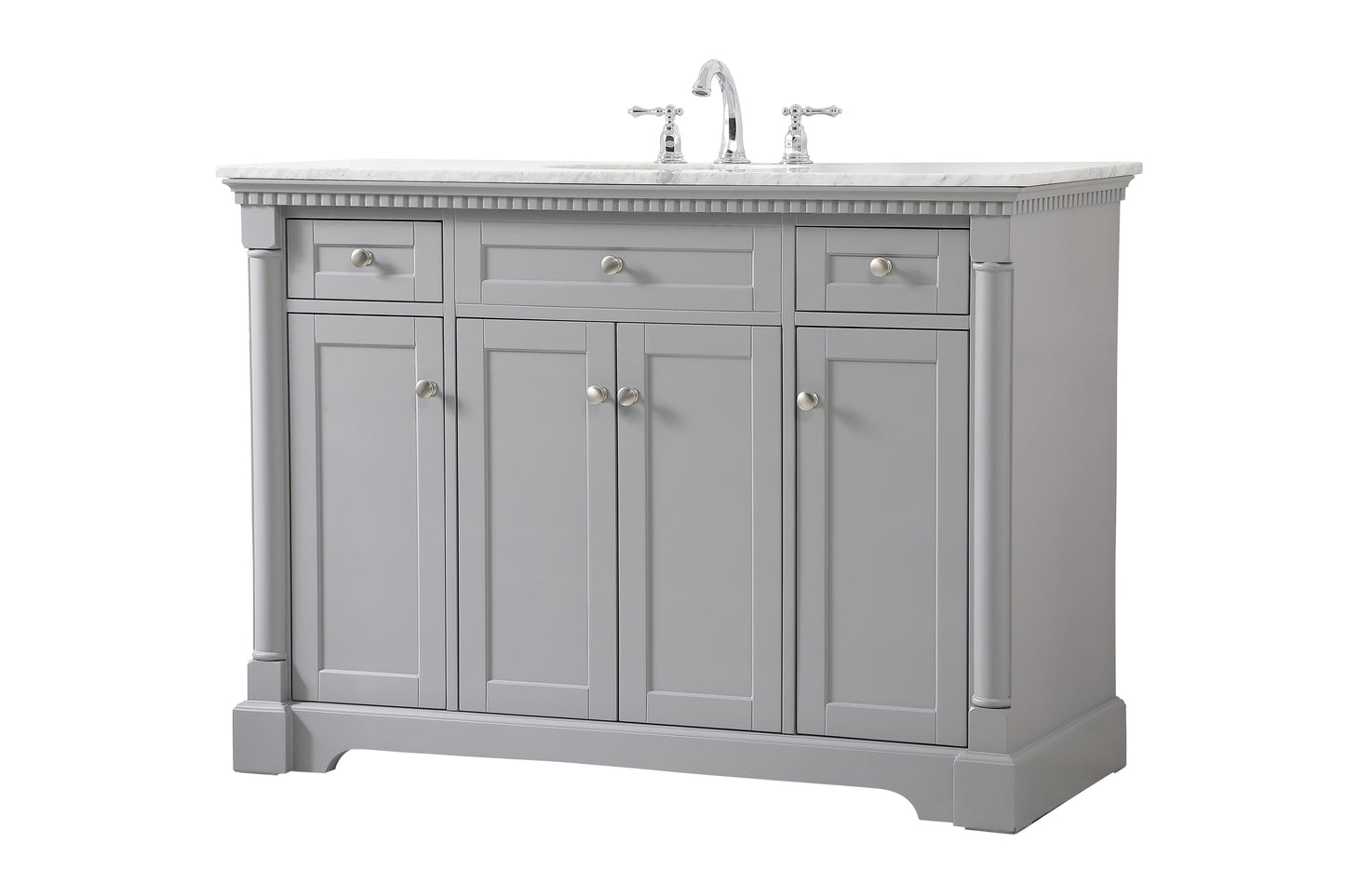 48 inch Single Bathroom Vanity in Grey