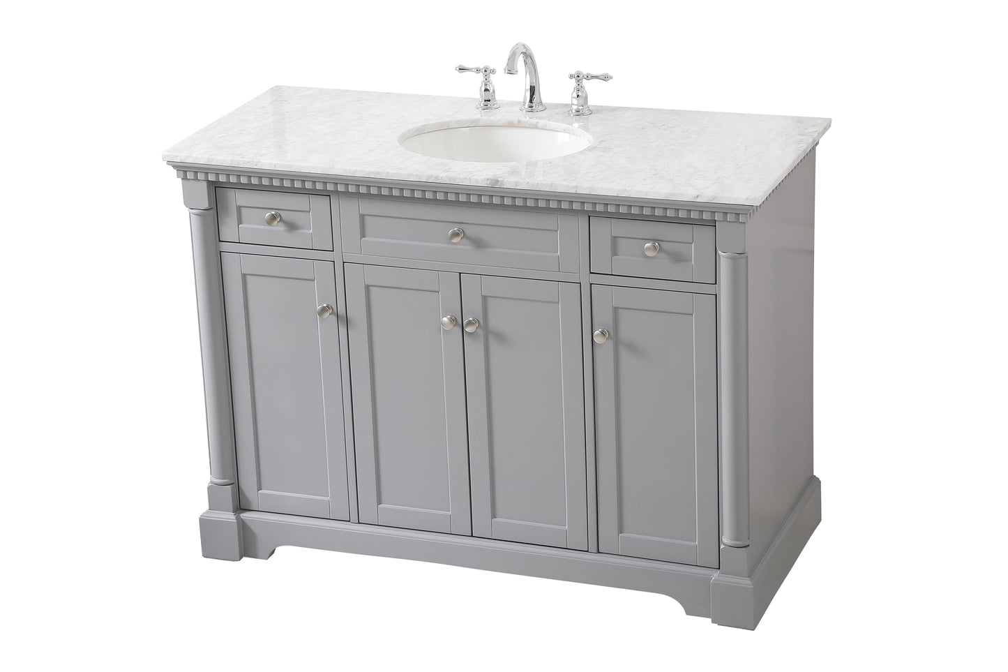 48 inch Single Bathroom Vanity in Grey