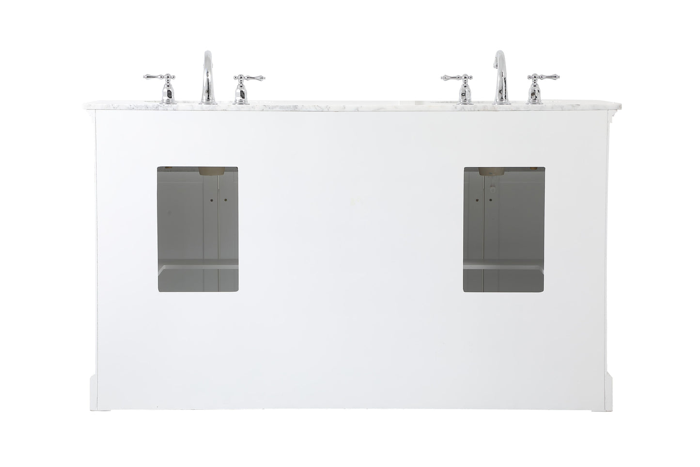 60 inch Double Bathroom Vanity in White