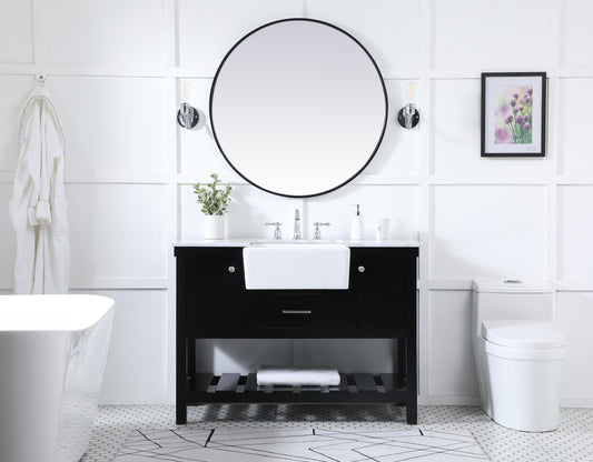 48 inch Single Bathroom Vanity in Black - BC4504834BK