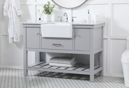 48 inch Single Bathroom Vanity in Grey - BC4504834GR