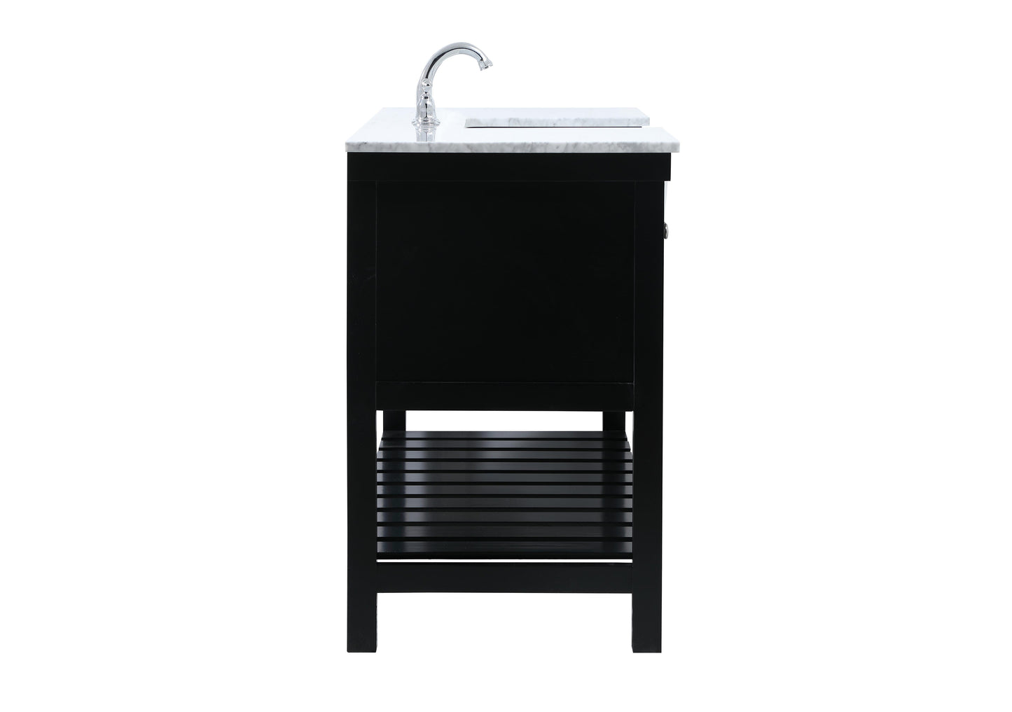 60 inch Single Bathroom Vanity in Black