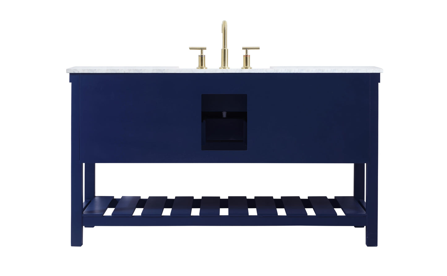 60 inch Single Bathroom Vanity in Blue