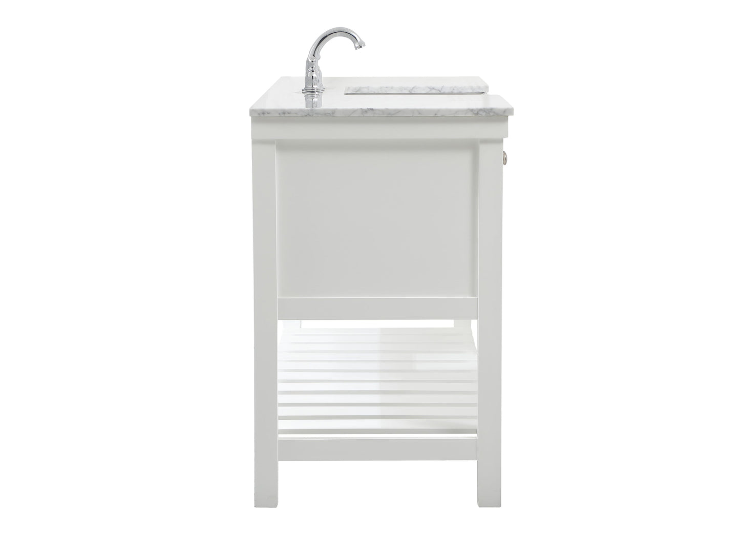 60 inch Single Bathroom Vanity in White