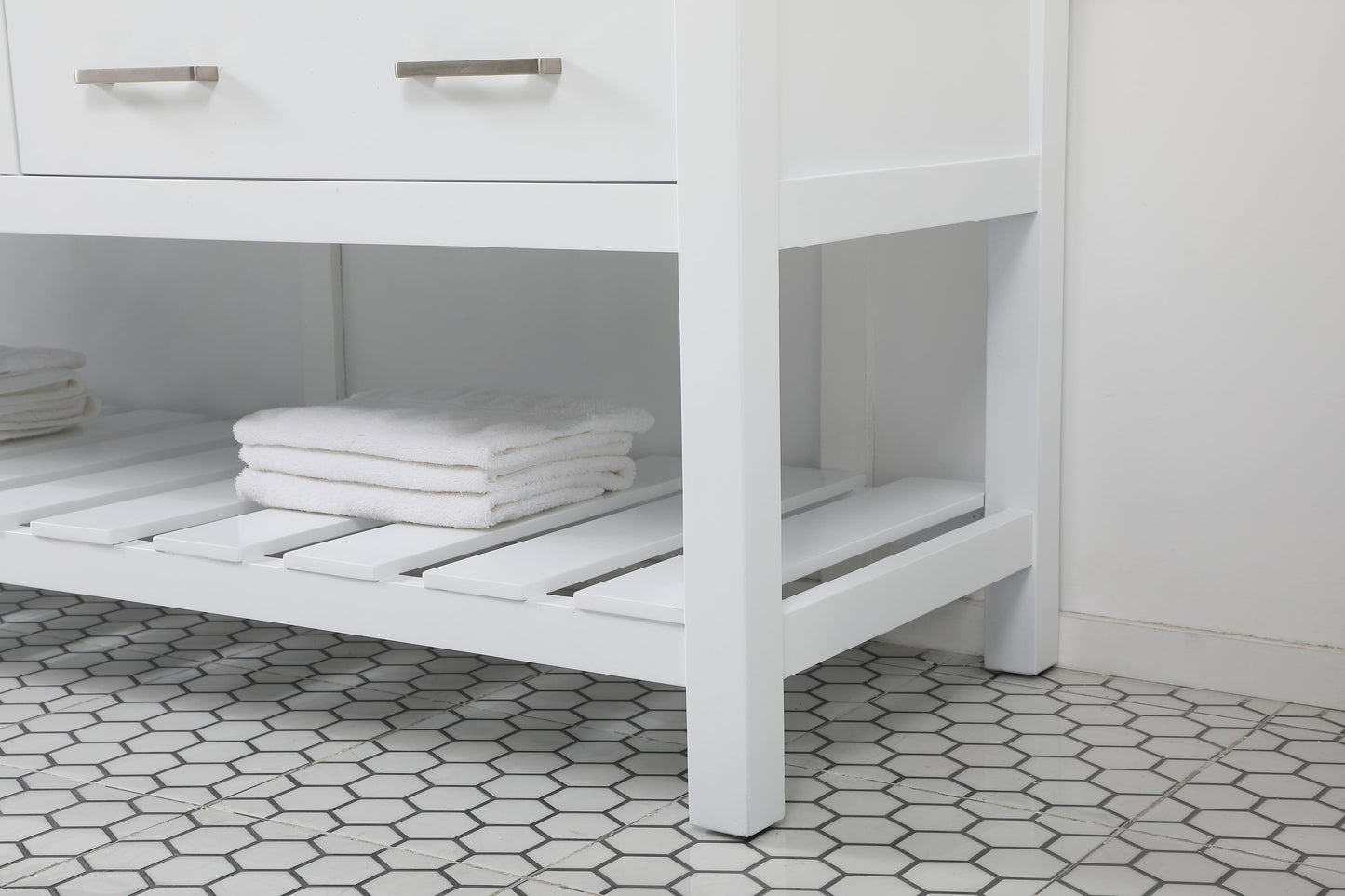 72 inch Double Bathroom Vanity in White