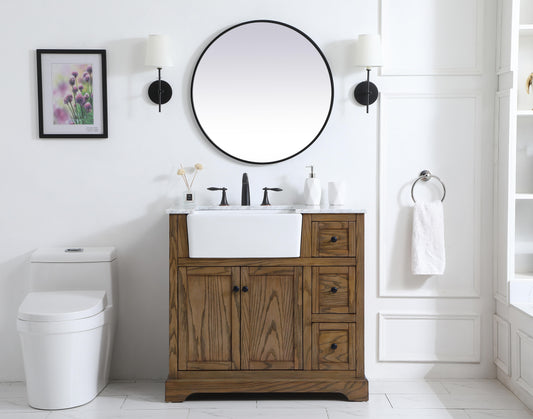 36 inch Single Bathroom Vanity in Driftwood - BC4603635DW