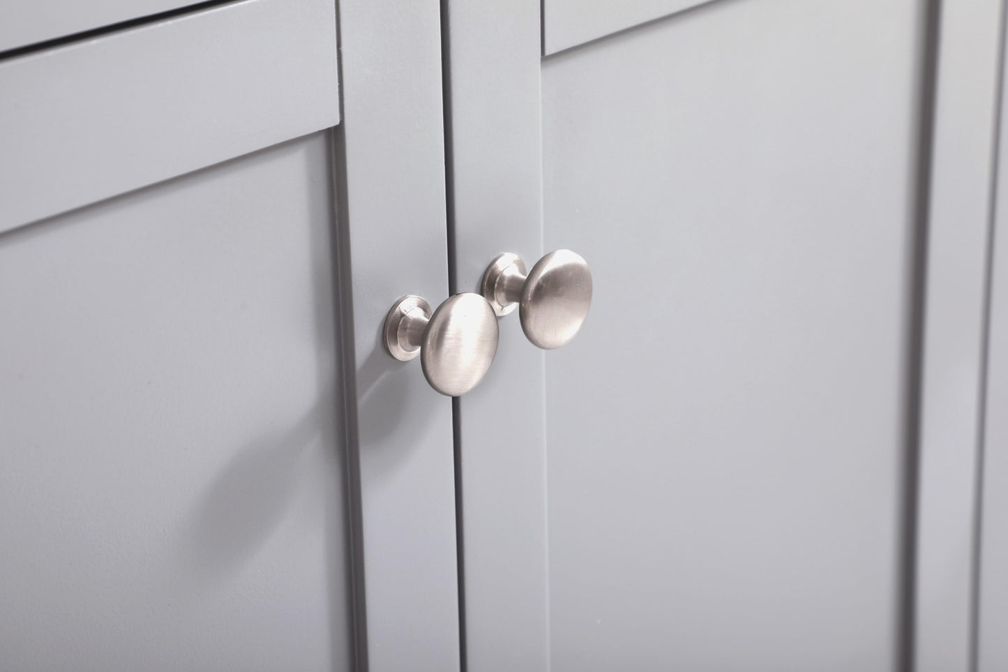 36 inch Single Bathroom Vanity in Grey with backsplash