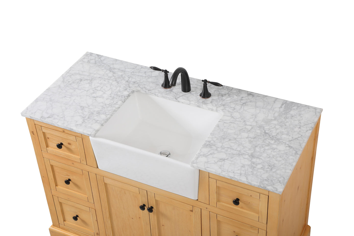 48 inch Single Bathroom Vanity in Natural Wood