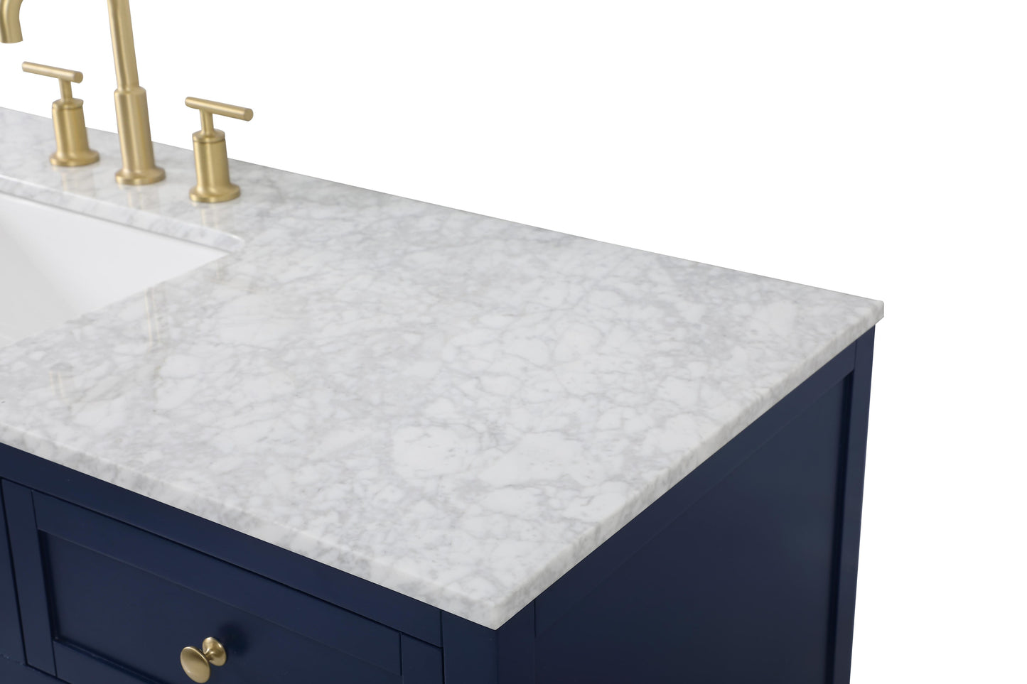 60 inch Single Bathroom Vanity in Blue