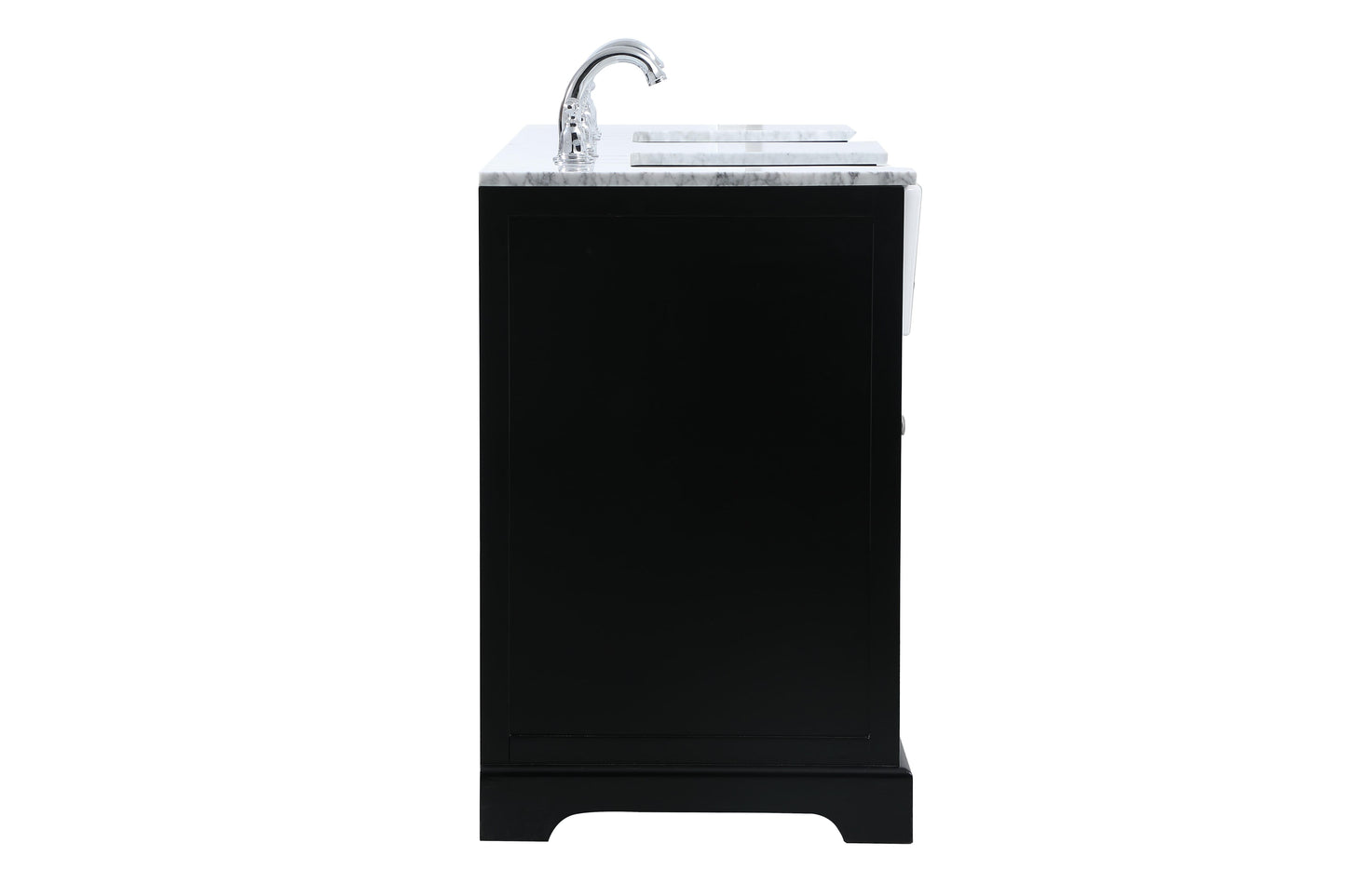 60 inch Double Bathroom Vanity in Black