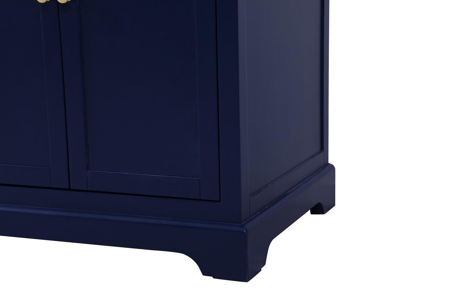 72 inch Double Bathroom Vanity in Blue