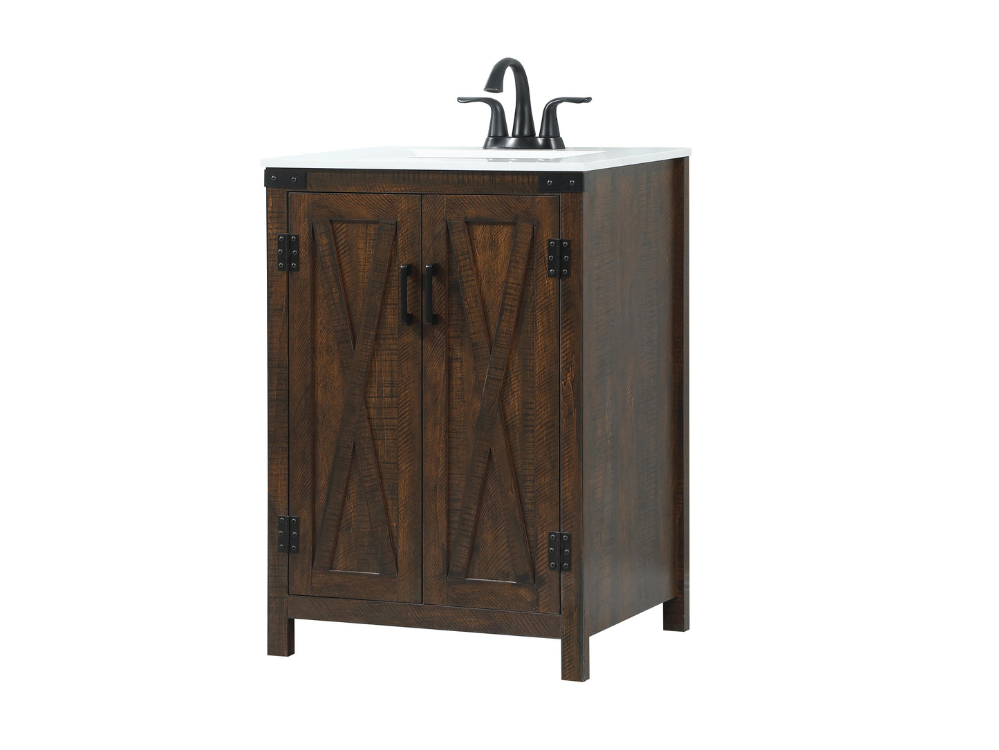 24 inch Single Bathroom Vanity in Expresso - BC4702434EX