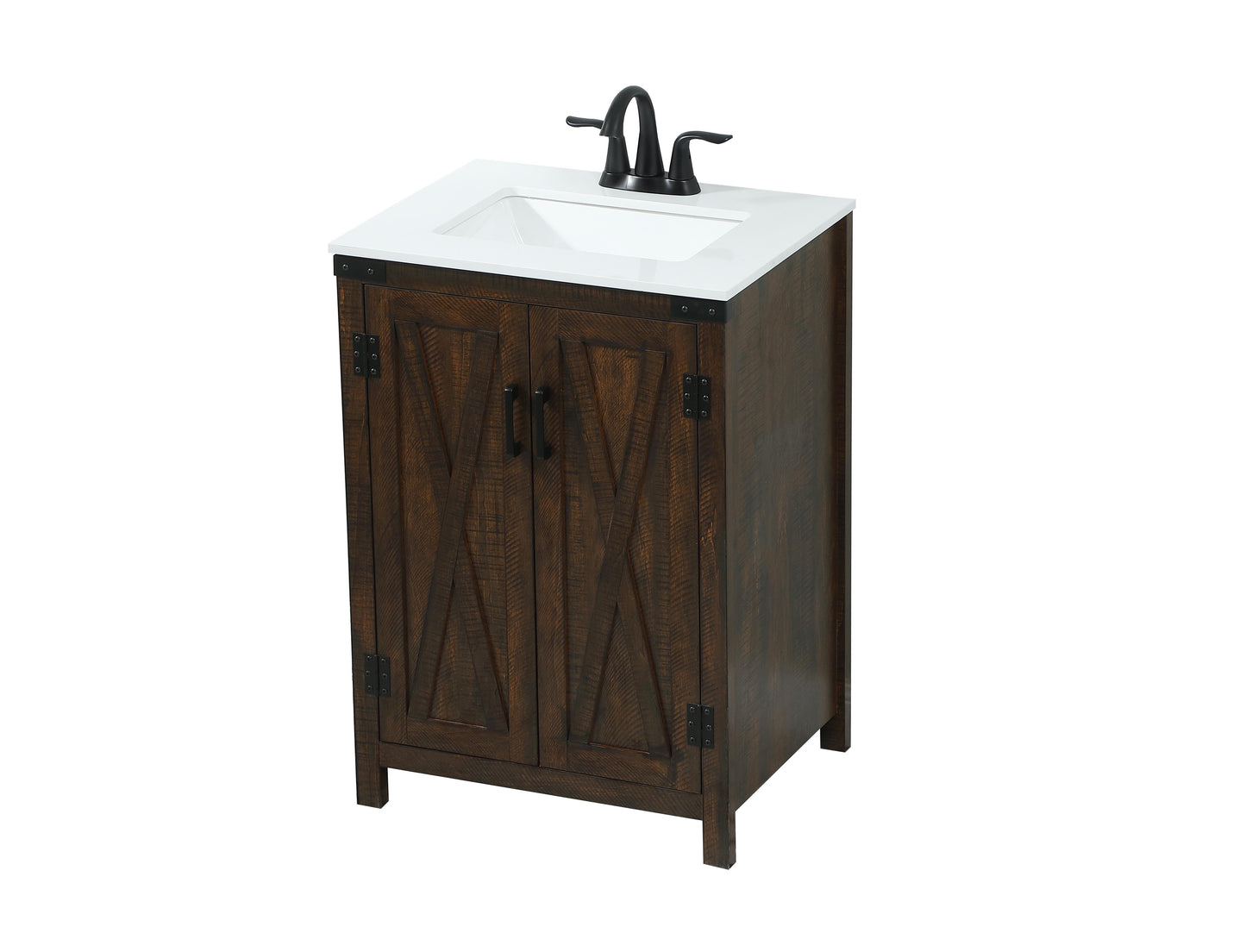 24 inch Single Bathroom Vanity in Expresso - BC4702434EX