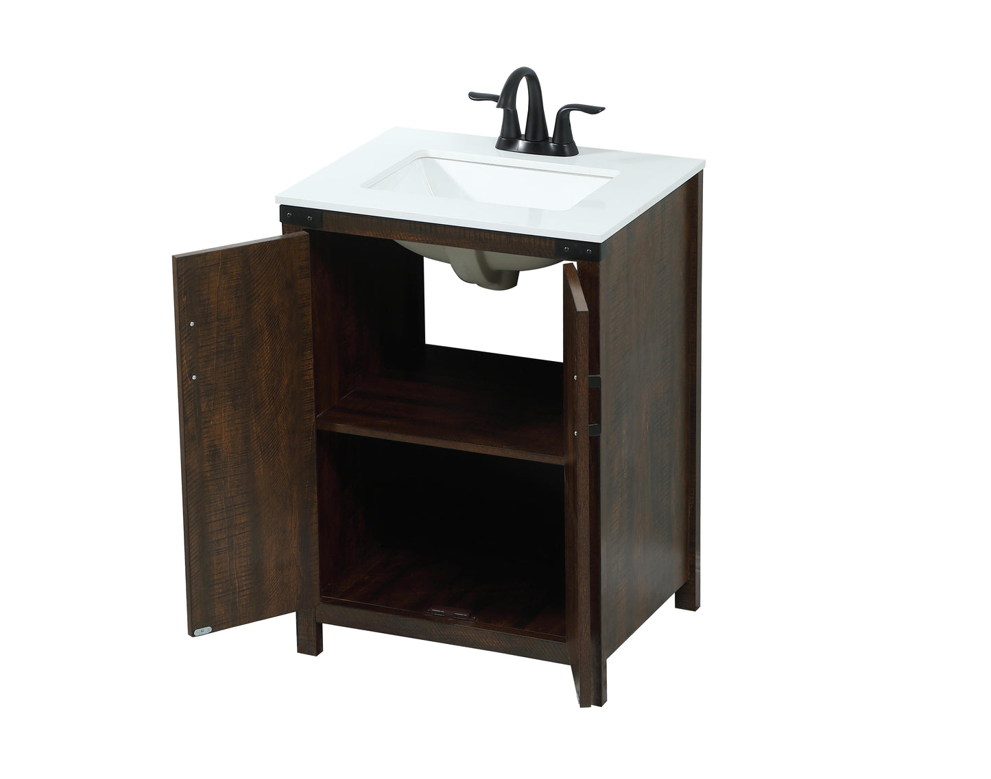 24 inch Single Bathroom Vanity in Expresso - BC4702434EX