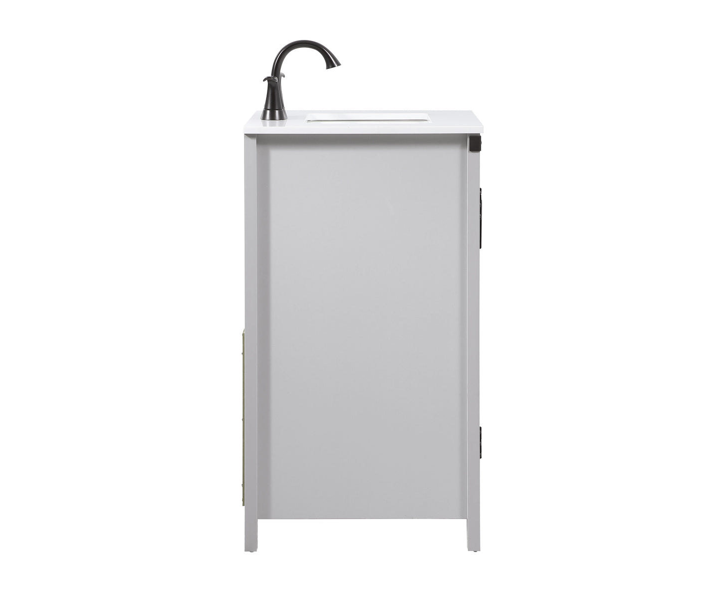 24 inch Single Bathroom Vanity in Grey - BC4702434GR