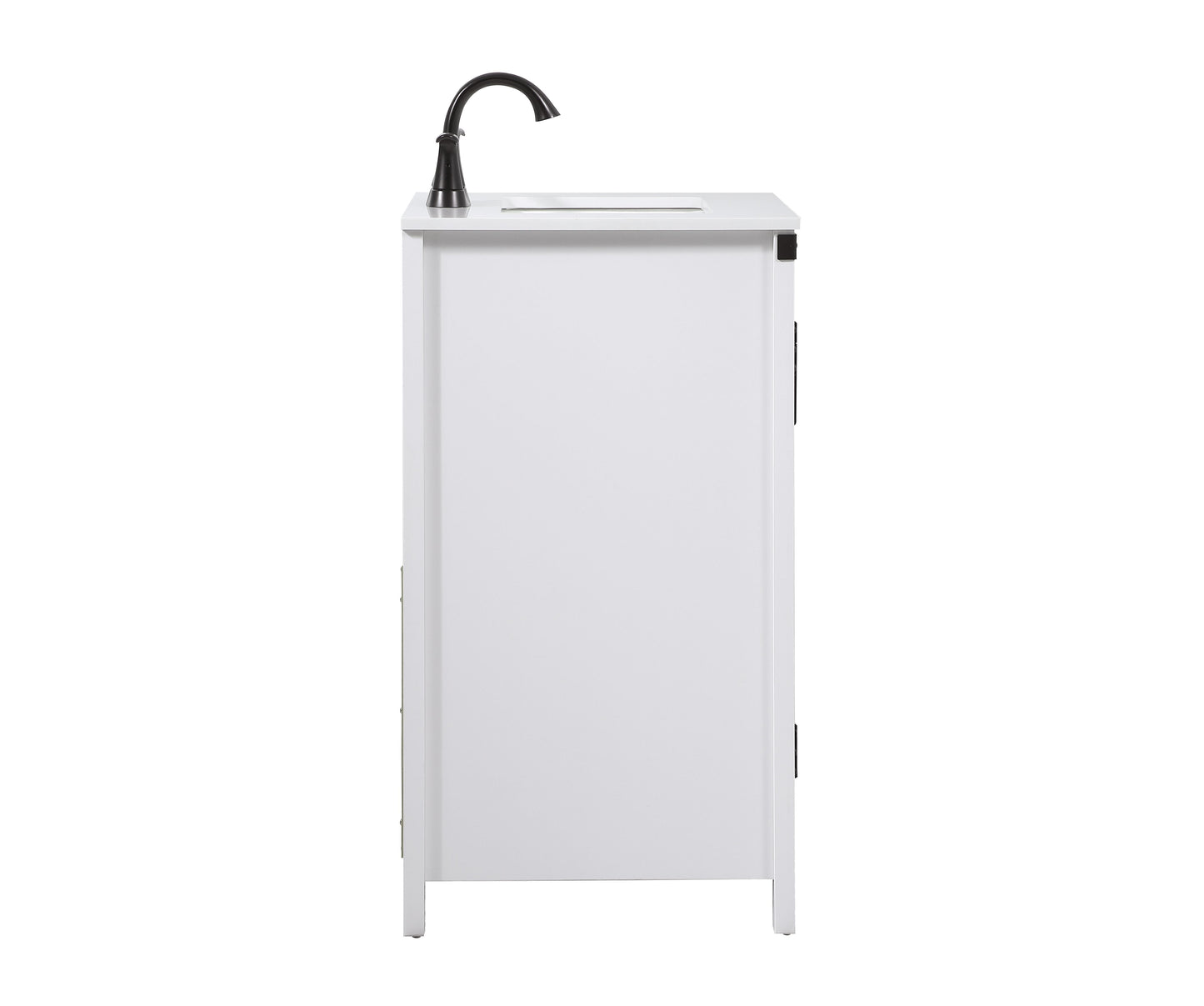 24 inch Single Bathroom Vanity in White - BC4702434WH