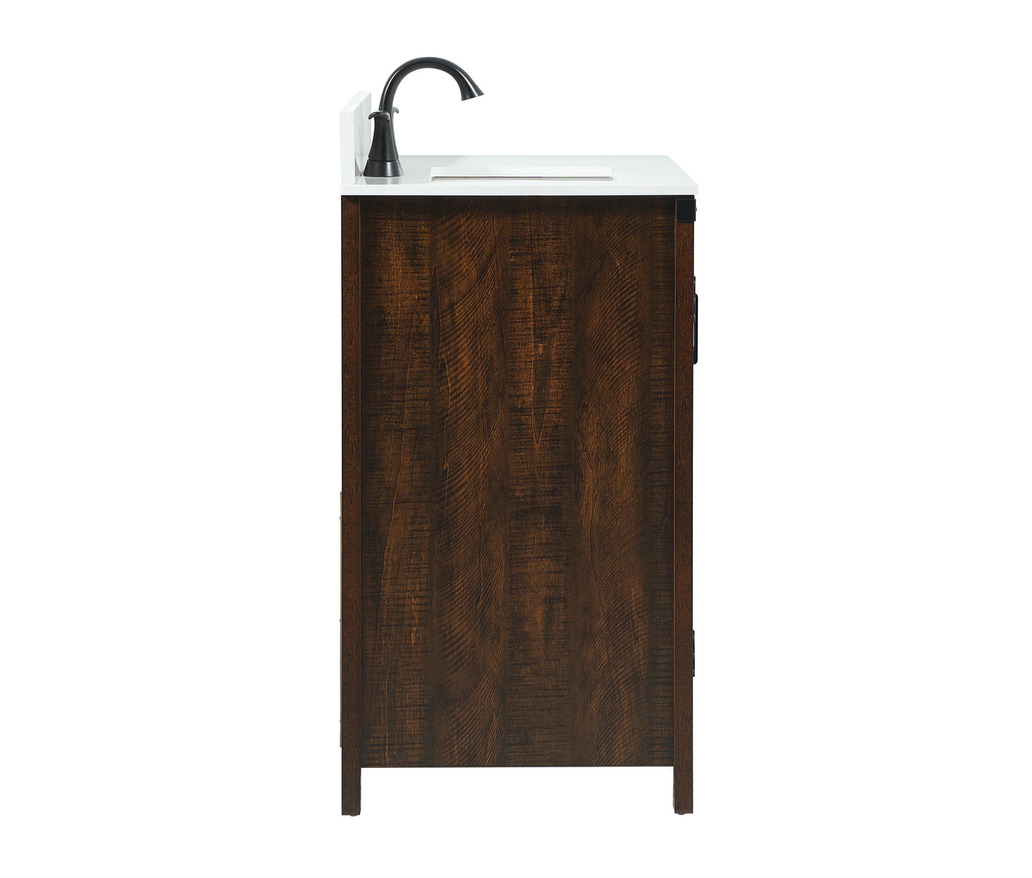 32 inch Single Bathroom Vanity in Expresso with backsplash - BC4703234EX-BS