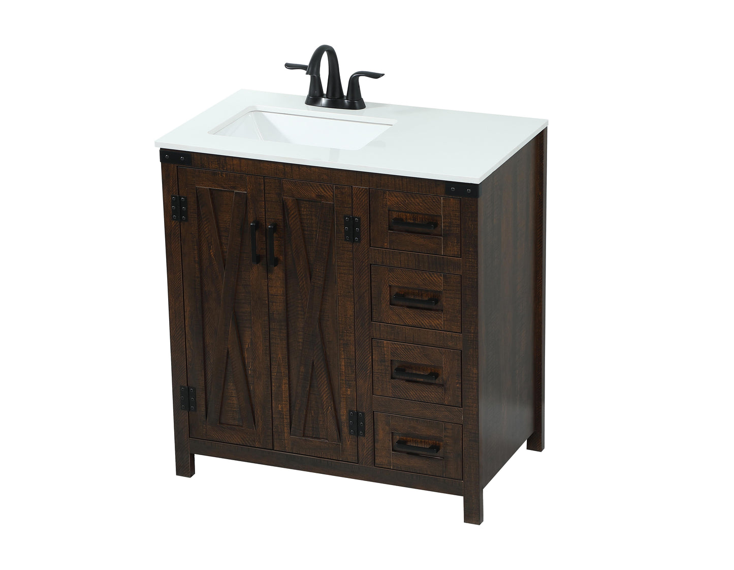 32 inch Single Bathroom Vanity in Expresso - BC4703234EX