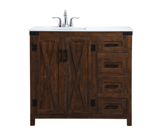 36 inch Single Bathroom Vanity in Espresso - BC4703634EX