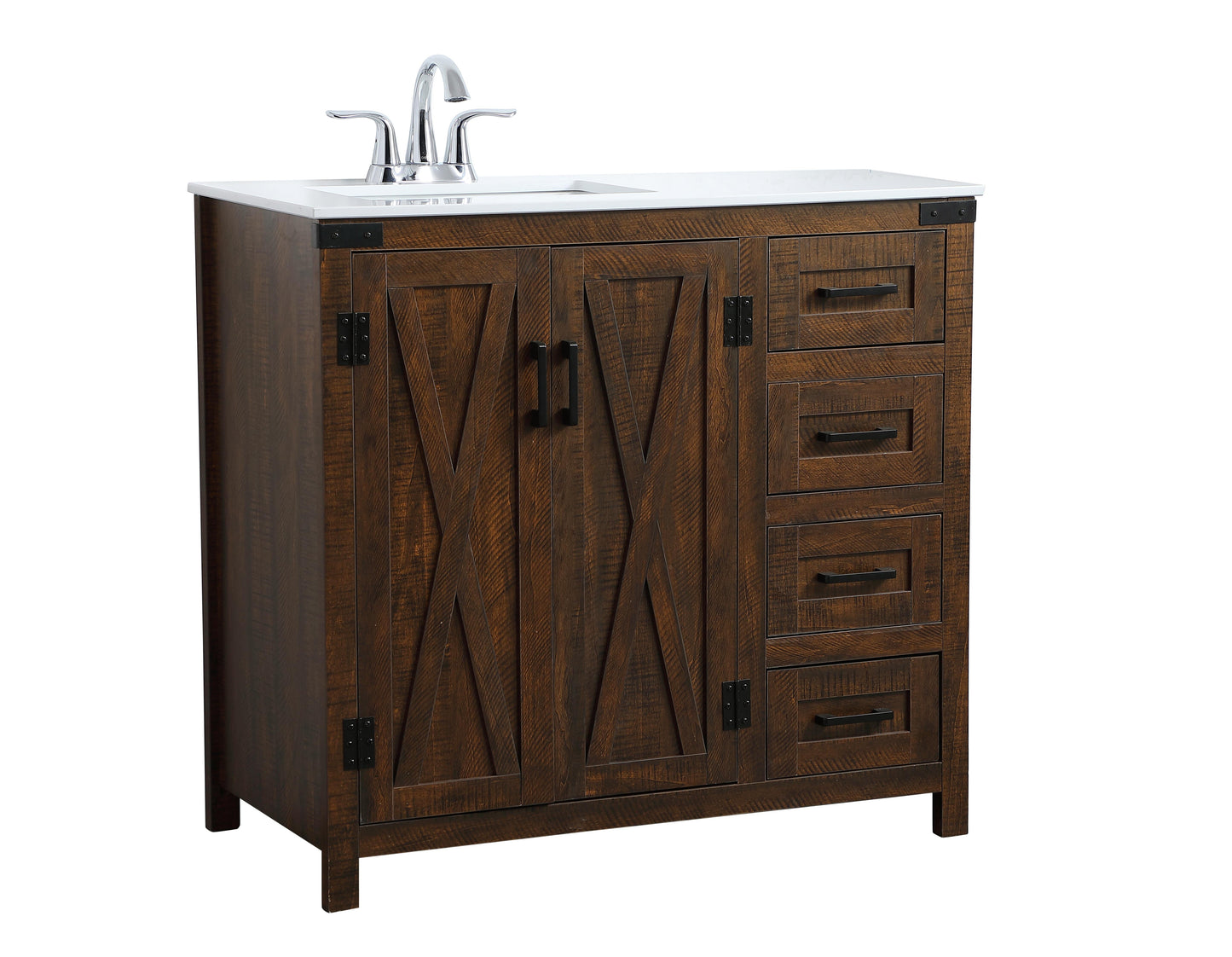 36 inch Single Bathroom Vanity in Espresso - BC4703634EX