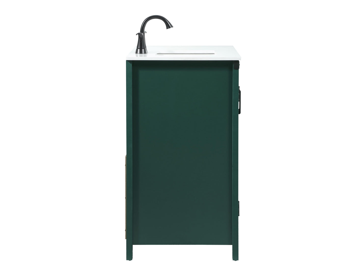 36 inch Single Bathroom Vanity in Green