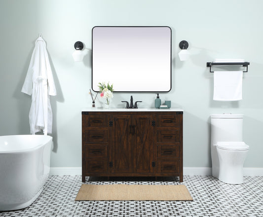 48 inch Single Bathroom Vanity in Expresso