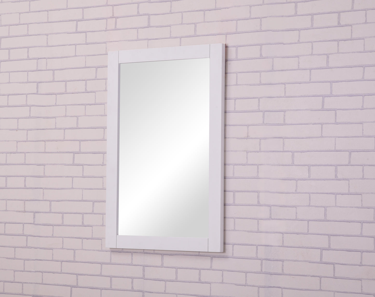 Envision, Aqua 22 in. Contemporary Mirror in White, Contemporary, White - MR3402232W