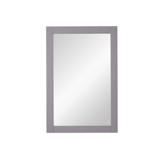 Envision, Saturn 22 in. Contemporary Mirror in Light Grey, Contemporary, Medium Grey - MR3402232GR