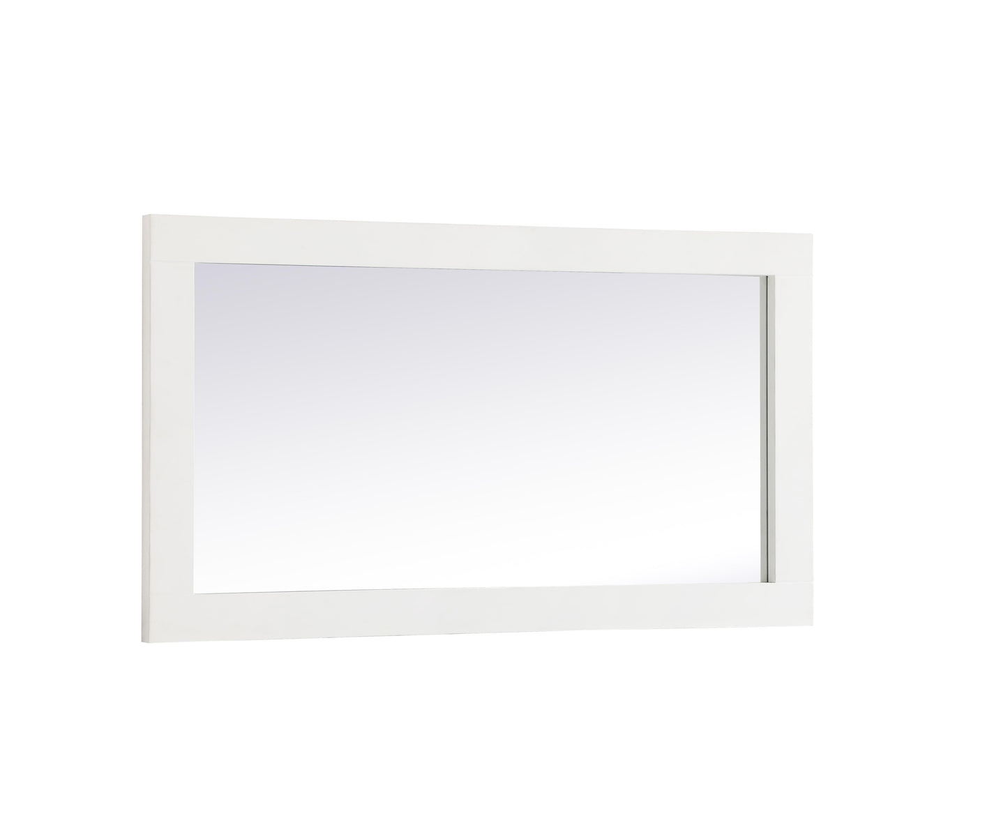 Envision, Aqua Rectangle Vanity Mirror 18 Inch in, Contemporary, White - MR3401832WH