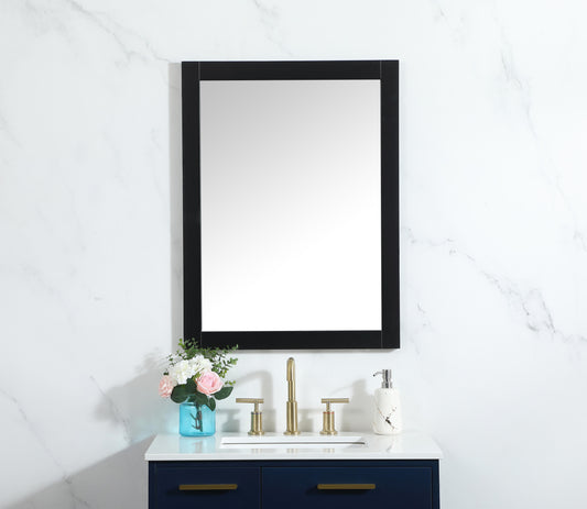 Envision, Aqua Vanity Mirror 24X32 Inch in, Modern, Black - MR3402432BK