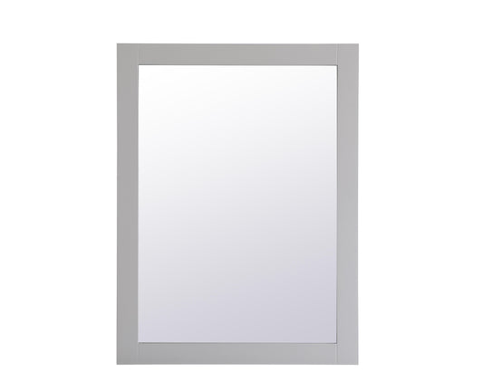 Envision, Aqua Rectangle Vanity Mirror 27 Inch in, Contemporary, Grey - MR3402736GR