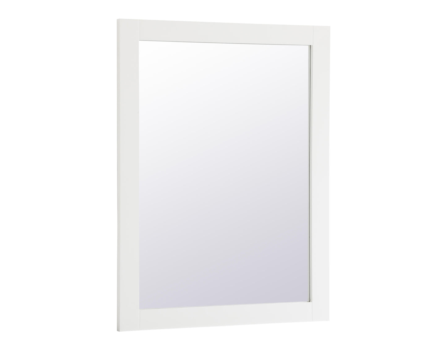 Envision, Aqua Rectangle Vanity Mirror 27 Inch in, Contemporary, White - MR3402736WH