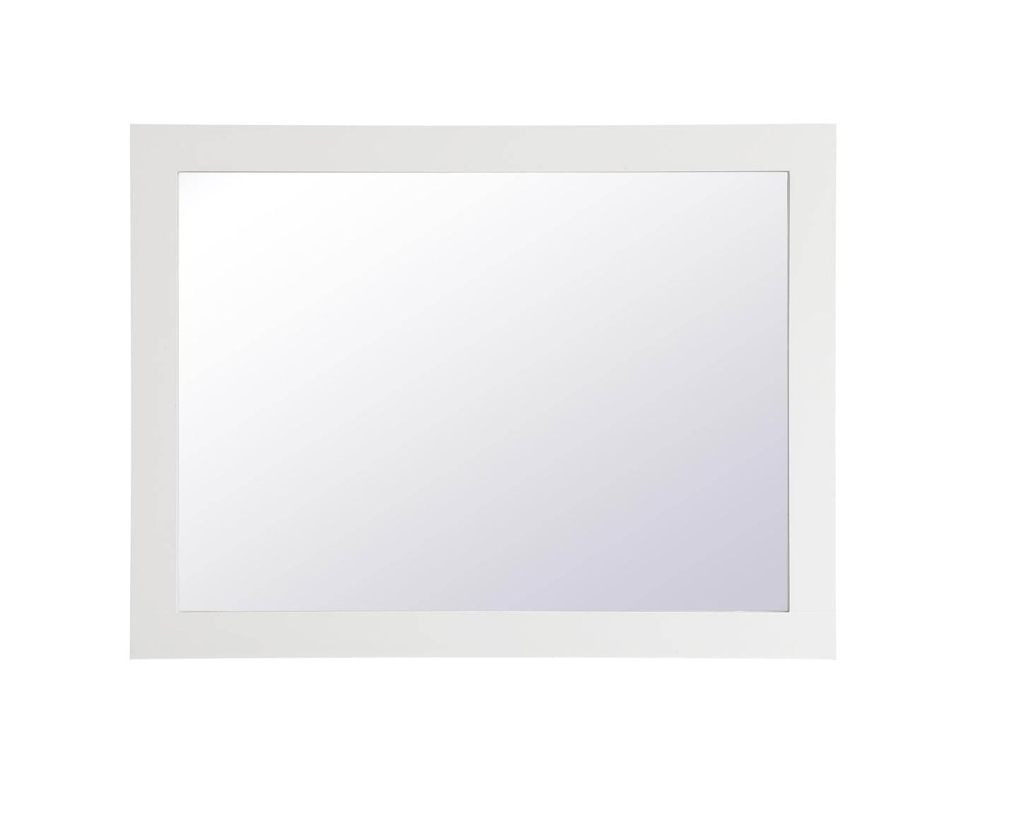 Envision, Aqua Rectangle Vanity Mirror 27 Inch in, Contemporary, White - MR3402736WH