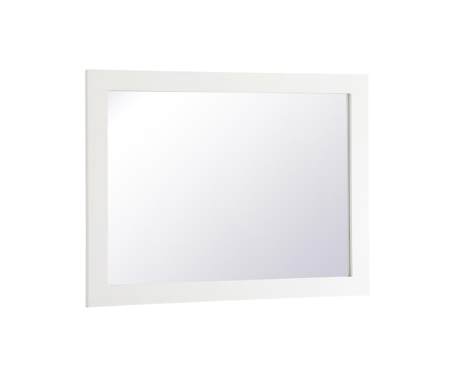 Envision, Aqua Rectangle Vanity Mirror 27 Inch in, Contemporary, White - MR3402736WH