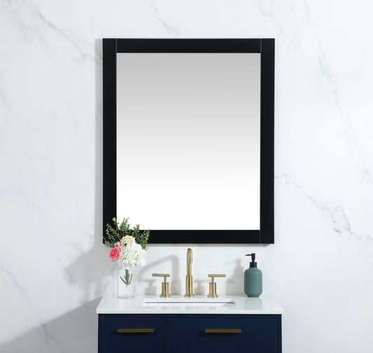 Envision, Aqua Vanity Mirror 30X36 Inch in, Modern, Black - MR3403036BK