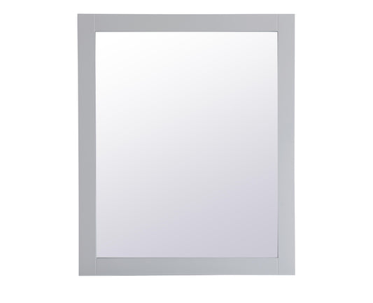 Envision, Aqua Rectangle Vanity Mirror 30 Inch in, Contemporary, Grey - MR3403036GR