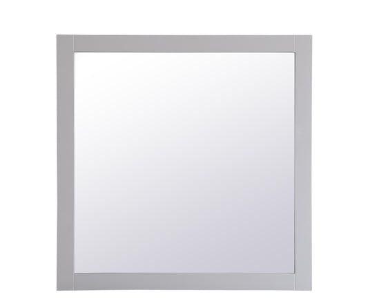 Envision, Aqua Square Vanity Mirror 36 Inch in, Contemporary, Grey - MR3403636GR