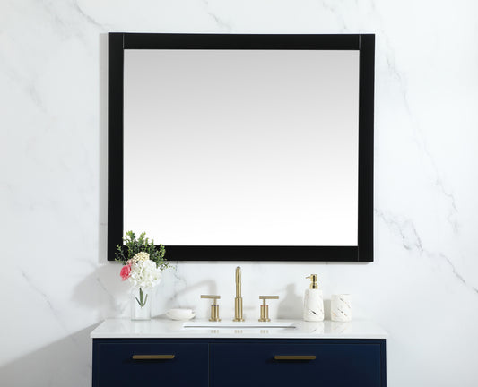 Envision, Aqua Vanity Mirror 42X36 Inch in, Modern, Black - MR3404236BK