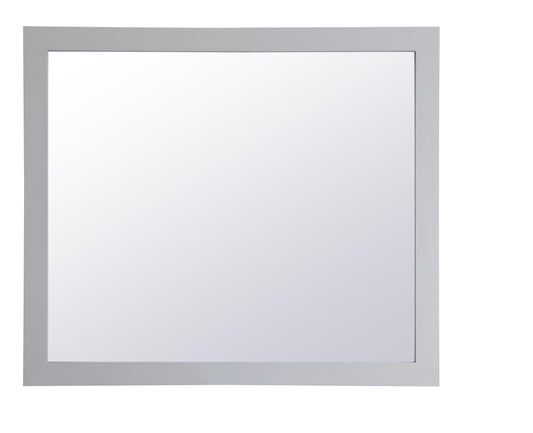 Envision, Aqua Rectangle Vanity Mirror 42 Inch in, Contemporary, Grey - MR3404236GR