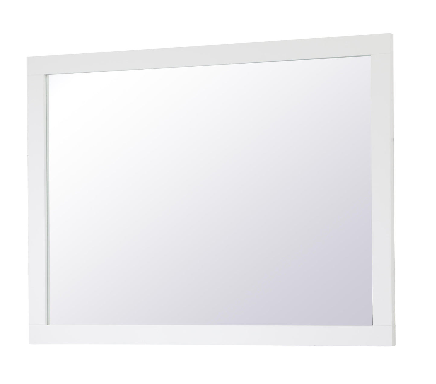 Envision, Aqua Rectangle Vanity Mirror 48 Inch in, Contemporary, White - MR3404836WH