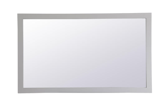 Envision, Aqua Rectangle Vanity Mirror 60 Inch in, Contemporary, Grey - MR3406036GR