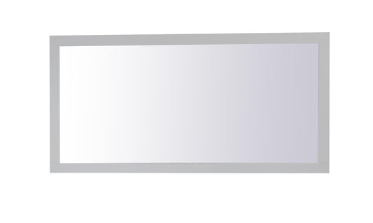 Envision, Aqua Rectangle Vanity Mirror 72 Inch in, Contemporary, Grey - MR3407236GR